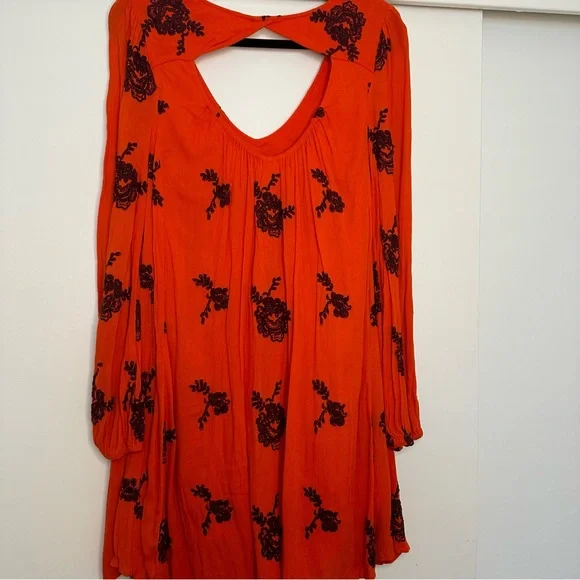 Free People Emma Austen Cotton Long Sleeve Mini Dress - Picture 2 of 10